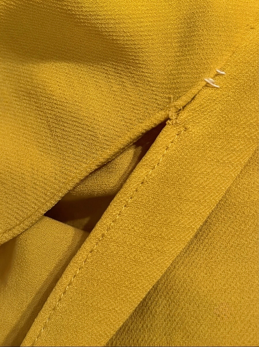 Zara maxi suknja u boji senfa | S