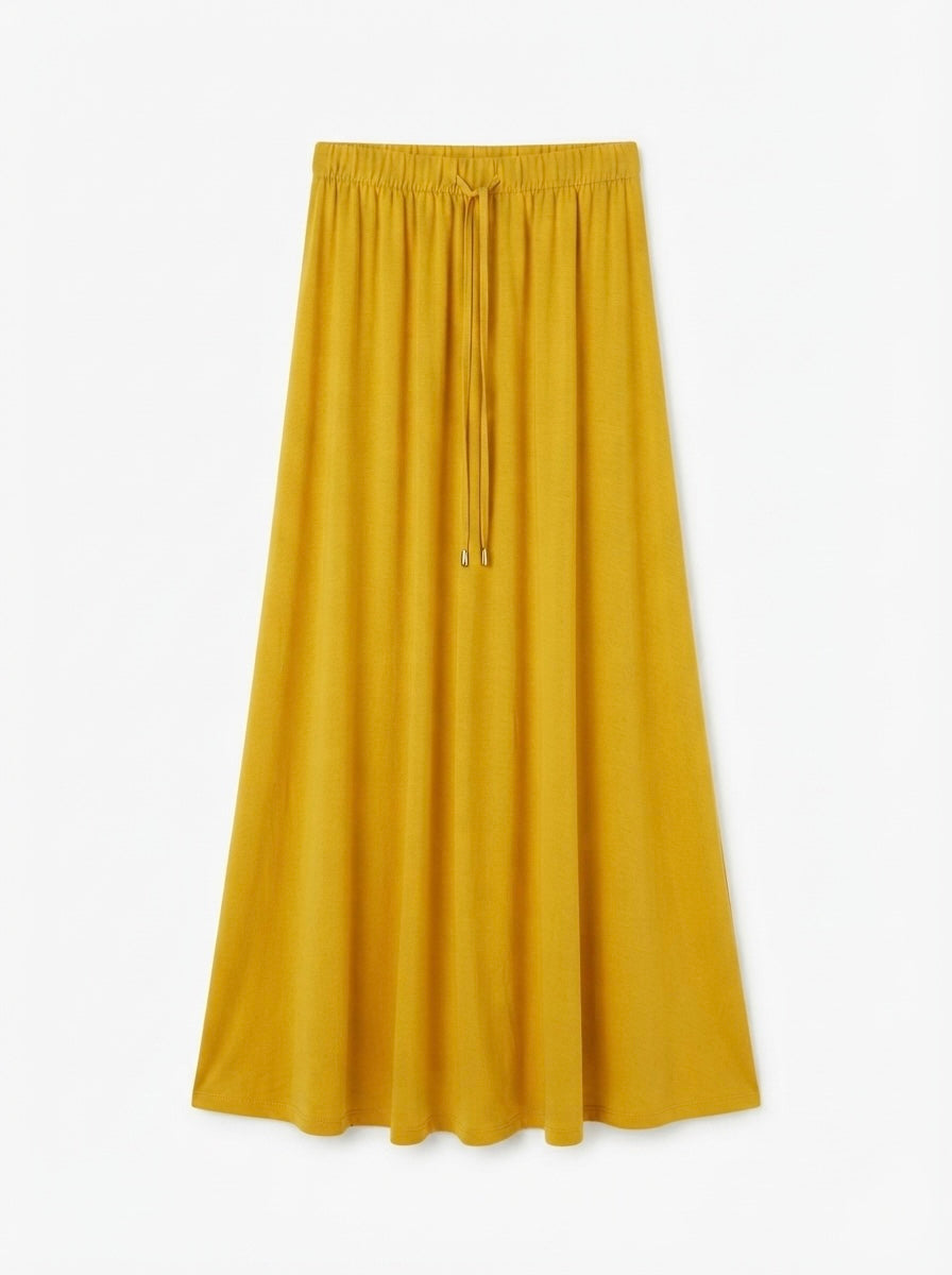 Zara maxi suknja u boji senfa | S