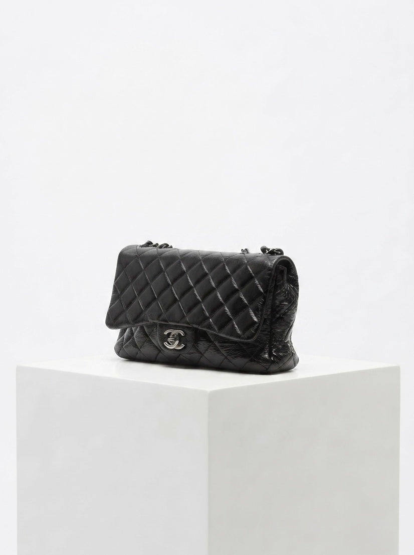 Chanel Jumbo Single Flap Patent Leather