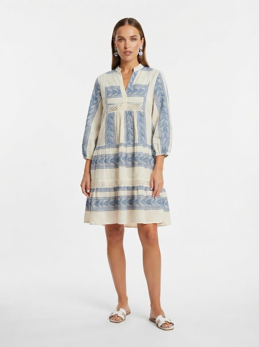 Boho haljina s uzorkom