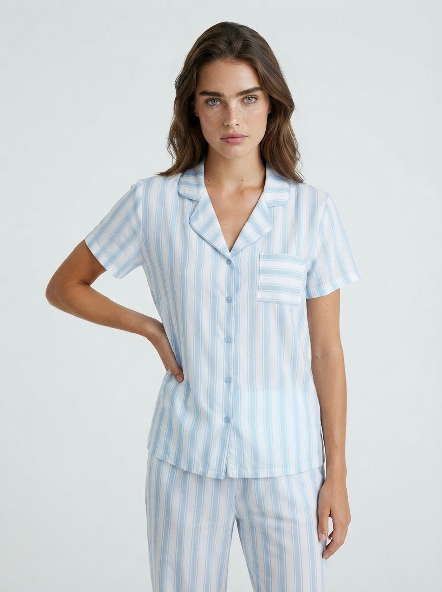Benetton pidžama na pruge (set) | M