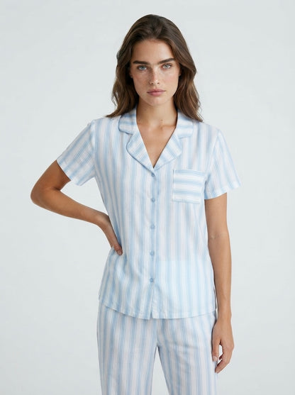 Benetton pidžama na pruge (set) | M