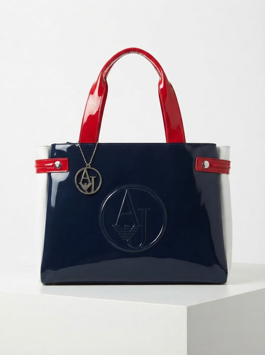 Armani Jeans lakirana ručna torba