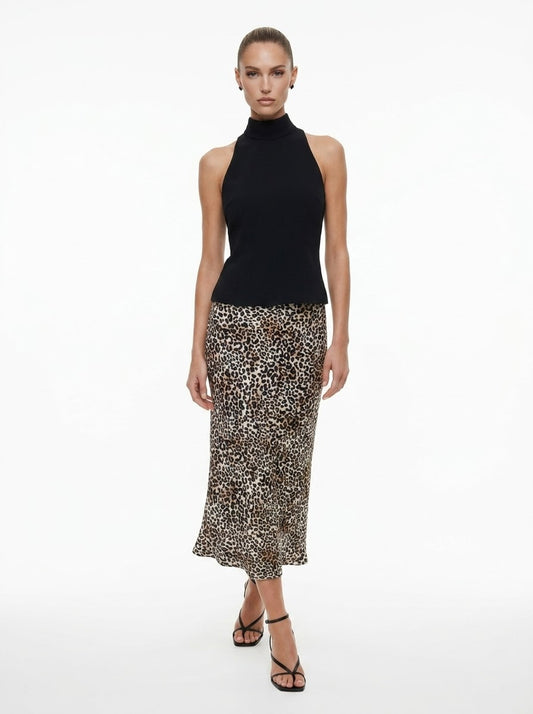 Bershka leopard suknja | M