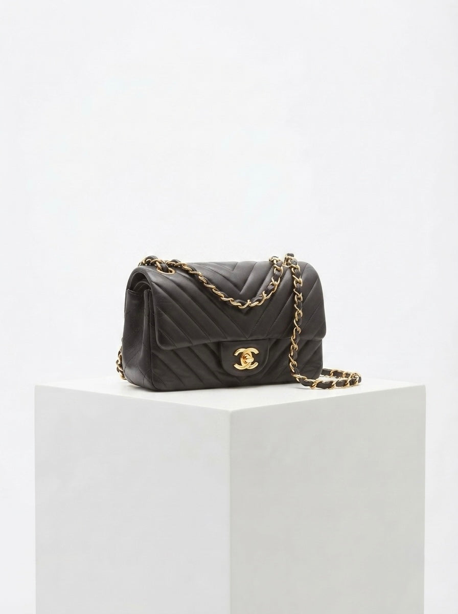 Chanel Classic Chevron Mini Single Flap