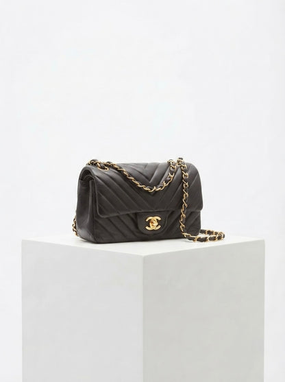 Chanel Classic Chevron Mini Single Flap