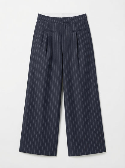 Bershka hlače pinstripe uzorak | M