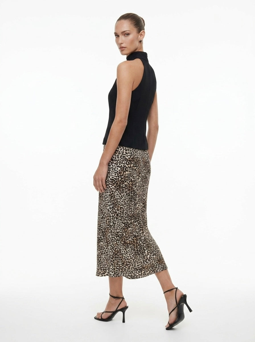 Bershka leopard suknja | M