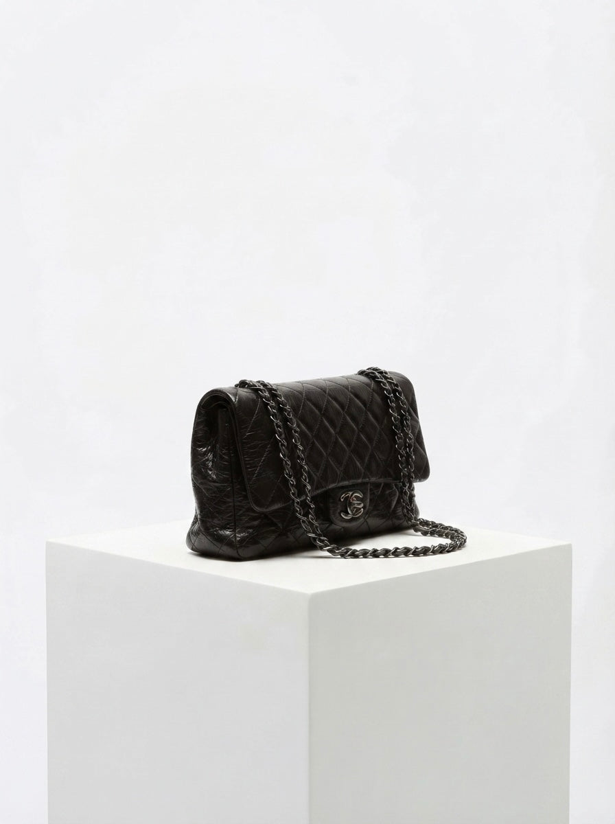 Chanel Jumbo Single Flap Patent Leather
