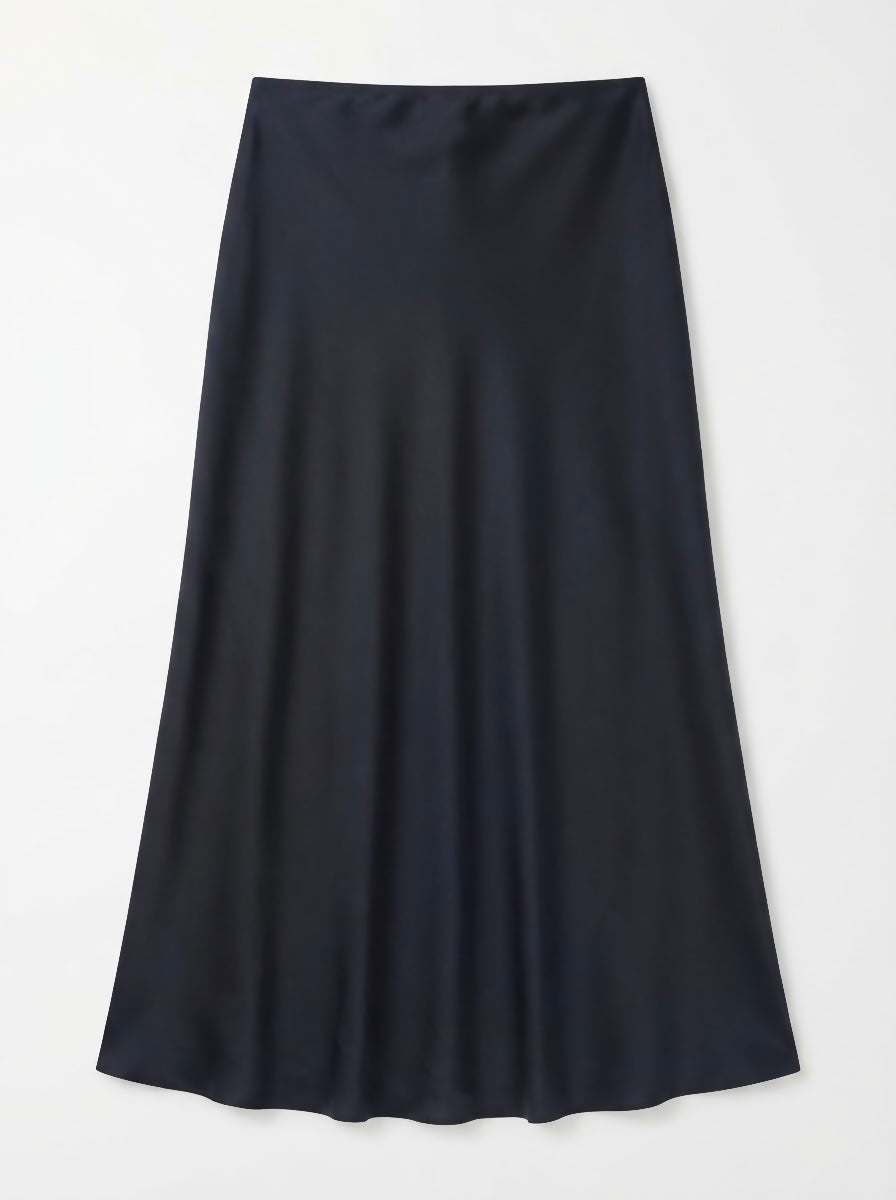 Zara svilenkasta crna suknja | L