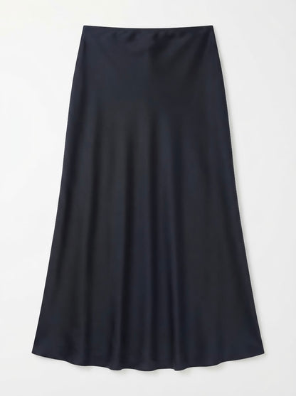 Zara svilenkasta crna suknja | L