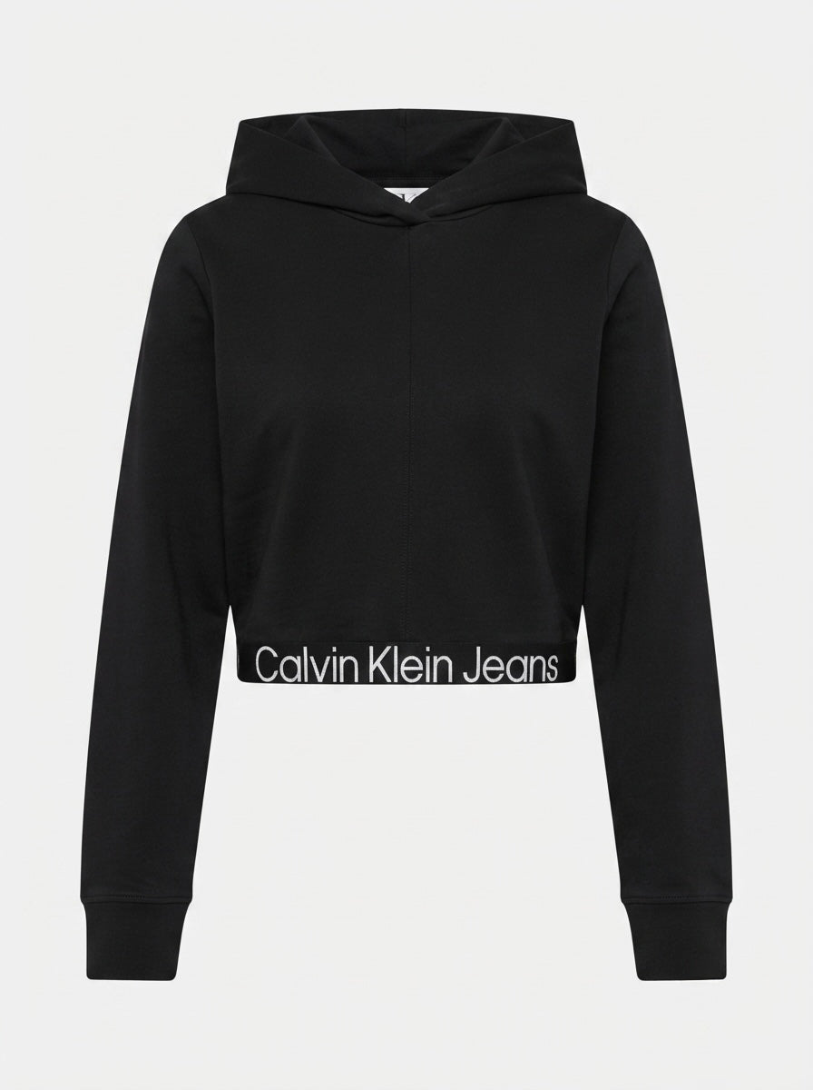 Calvin Klein crop hoodie | L