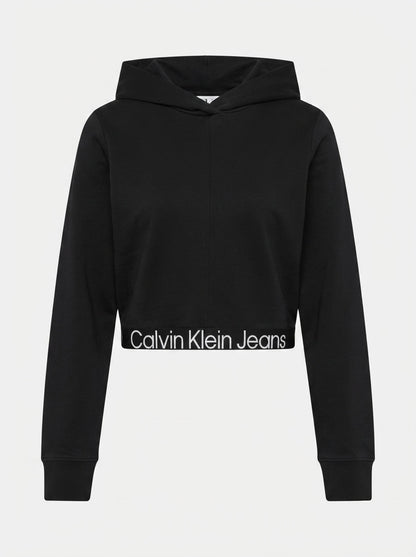 Calvin Klein crop hoodie | L
