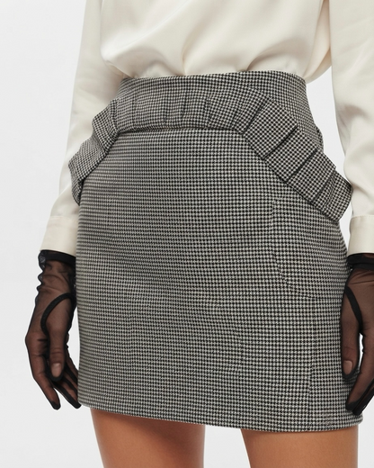 H&M karirana mini suknja | L