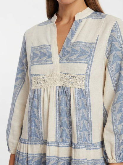 Boho haljina s uzorkom