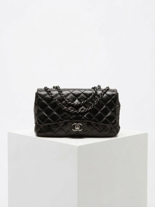Chanel Jumbo Single Flap Patent Leather