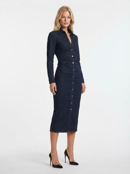 Zara haljina od trapera s gumbima | L