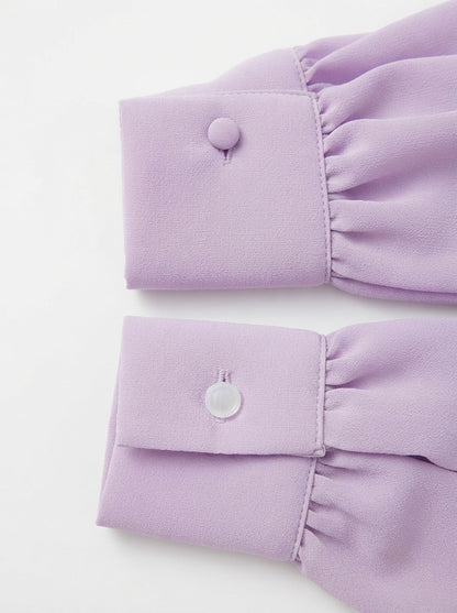 Zara bluza u boji lavande | L