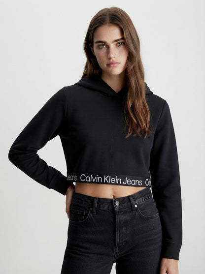 Calvin Klein crop hoodie | L