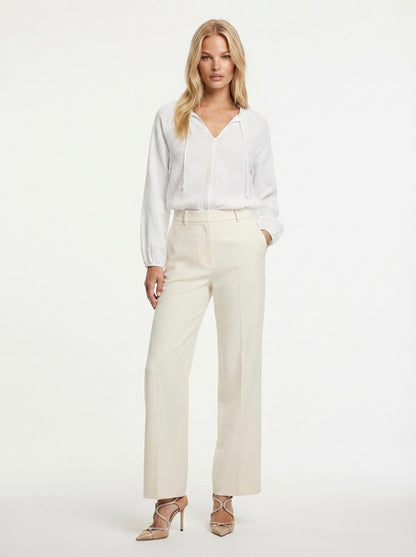 H&M muslin bluza s V izrezom | S