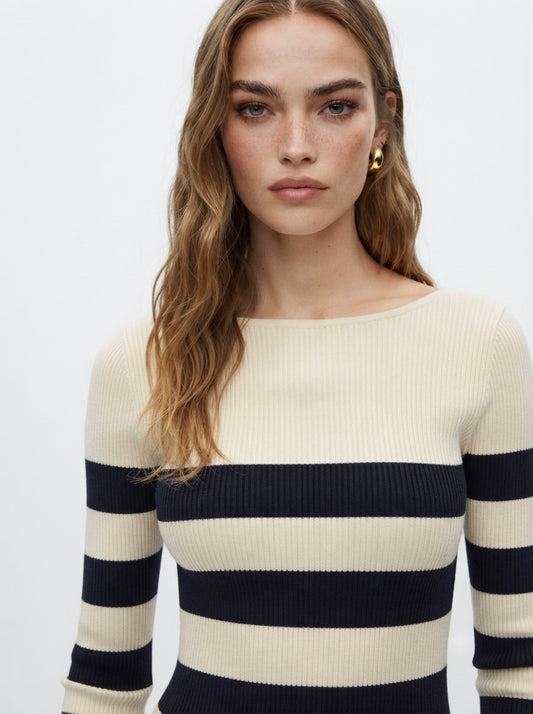 Zara knit haljina na pruge | S