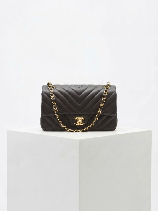 Chanel Classic Chevron Mini Single Flap
