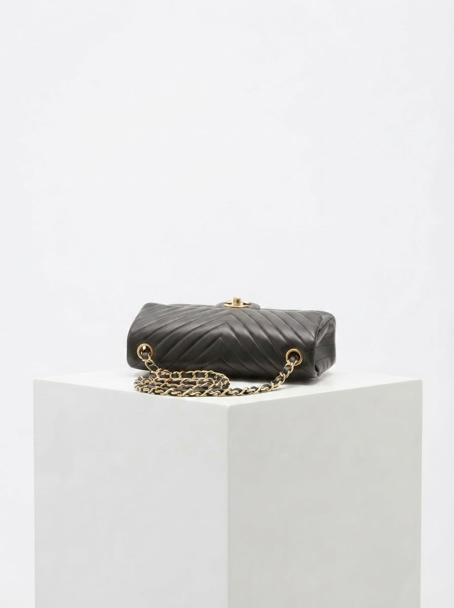 Chanel Classic Chevron Mini Single Flap