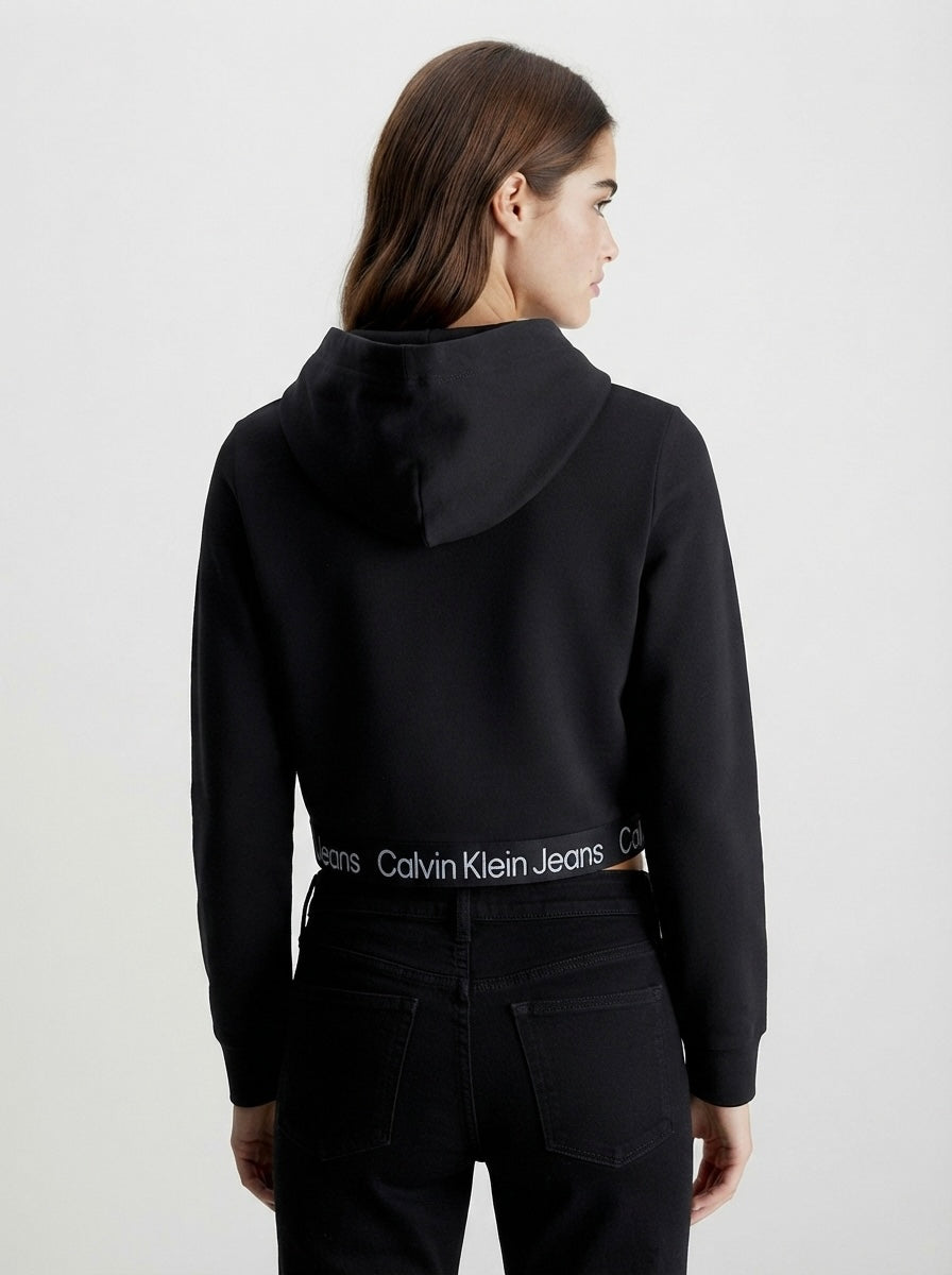 Calvin Klein crop hoodie | L