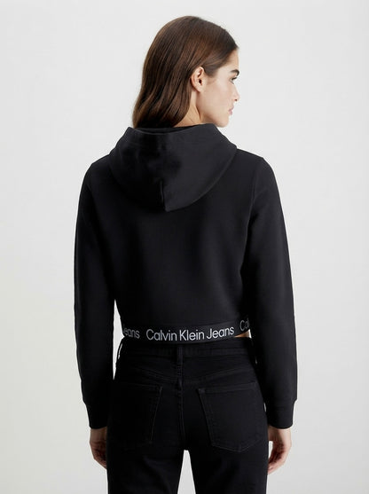Calvin Klein crop hoodie | L