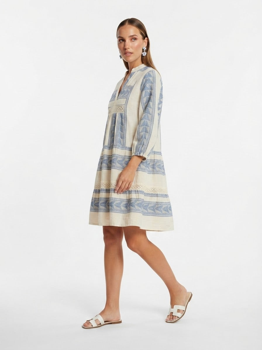 Boho haljina s uzorkom