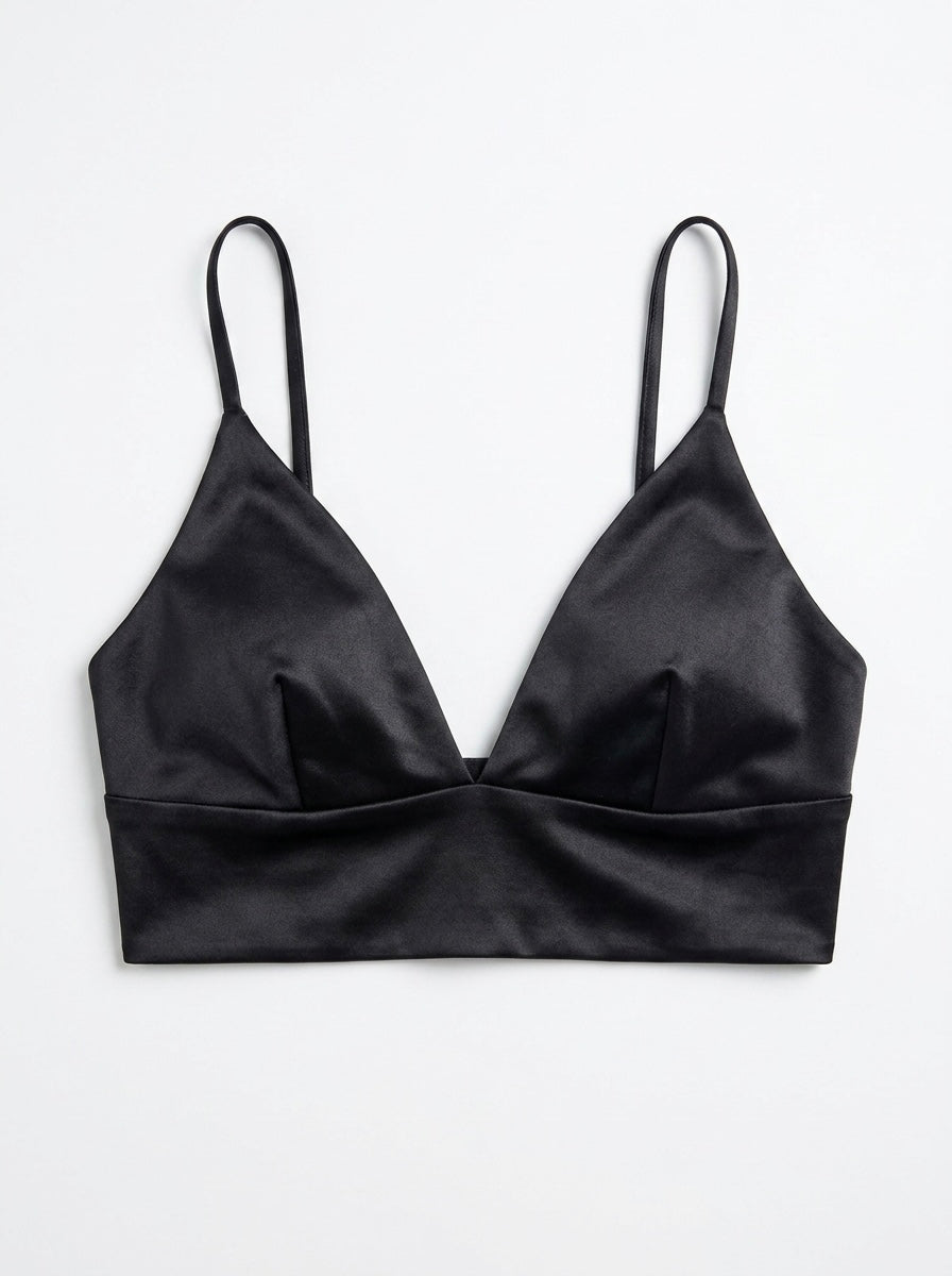 Zara satenski crop top | M