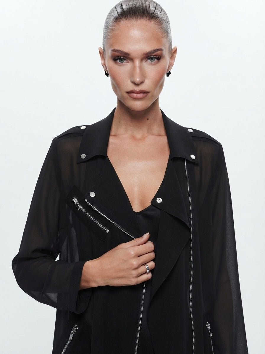 H&M lagani prozirni kardigan | M