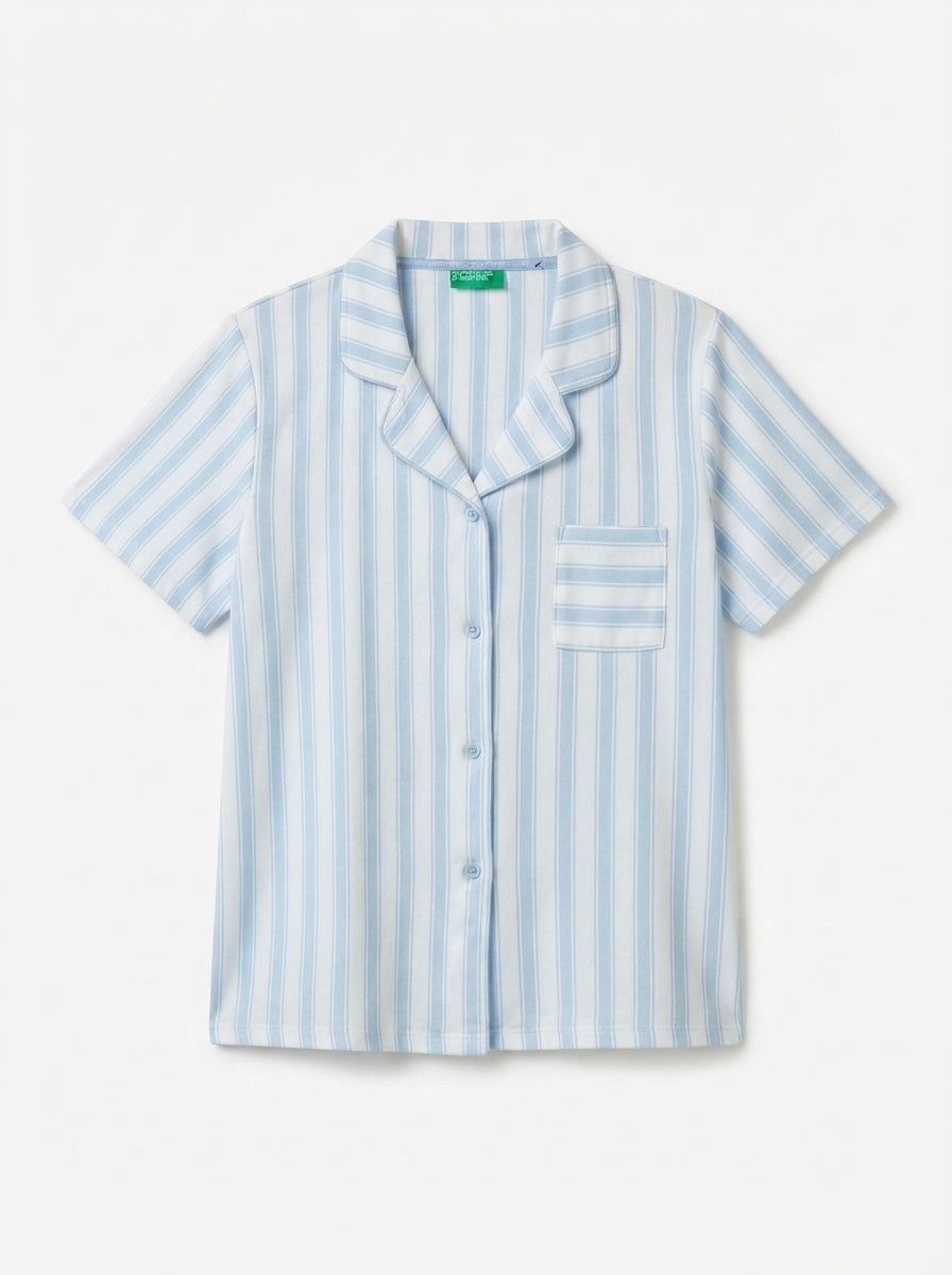 Benetton pidžama na pruge (set) | M