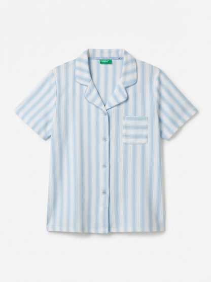 Benetton pidžama na pruge (set) | M