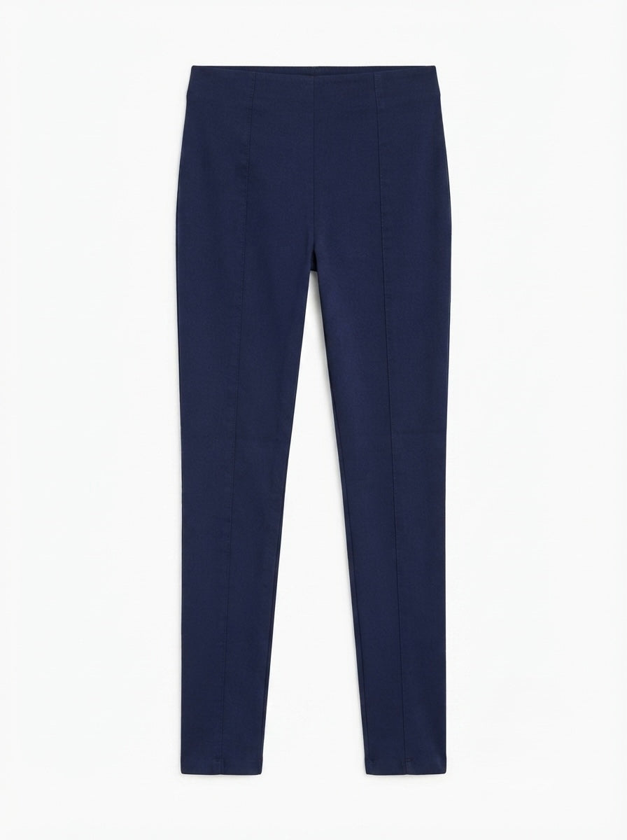 H&M tamnoplave hlače na crtu | M