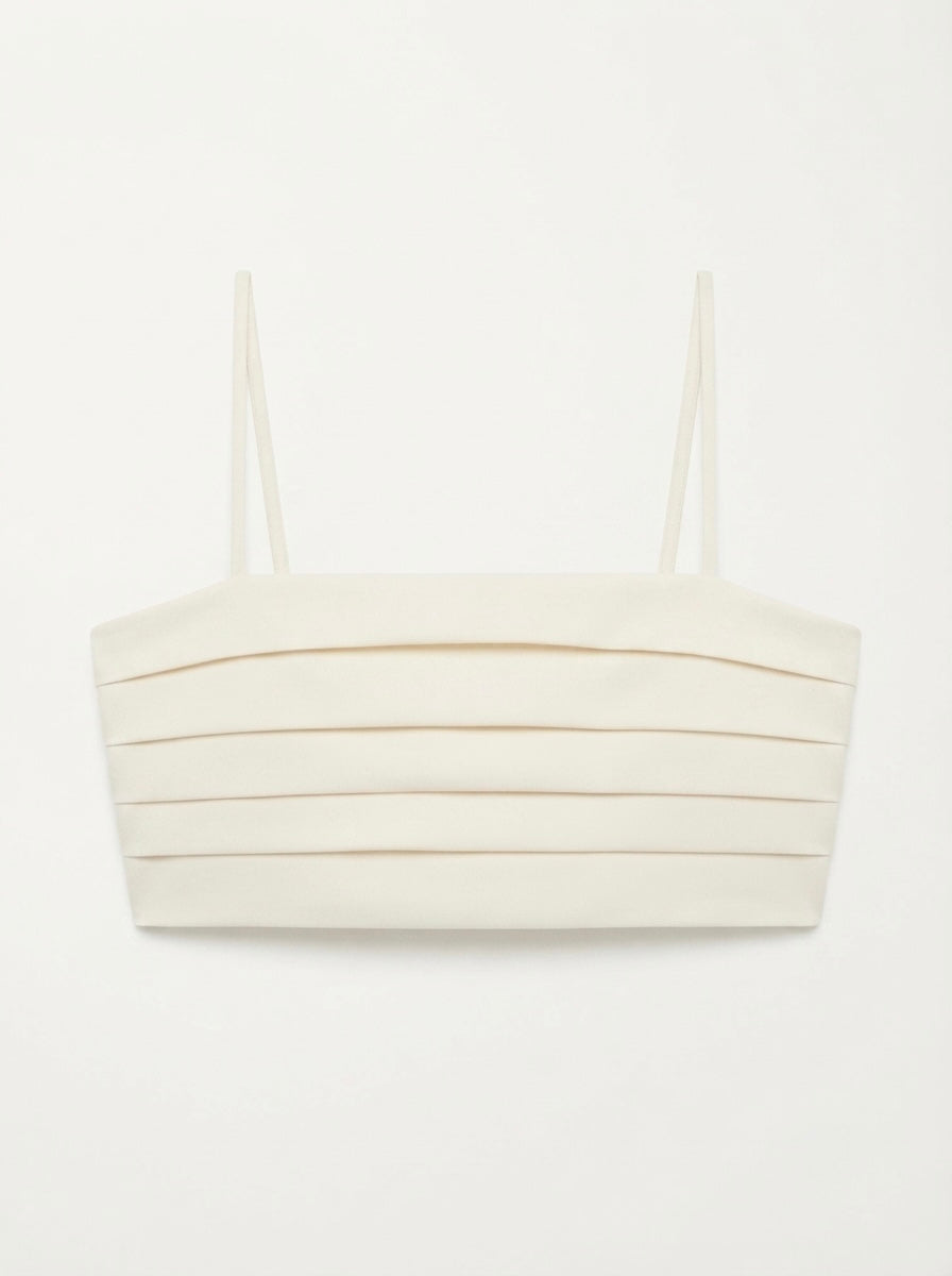 Zara drapirani crop top | M