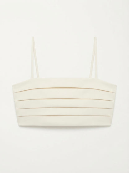 Zara drapirani crop top | M