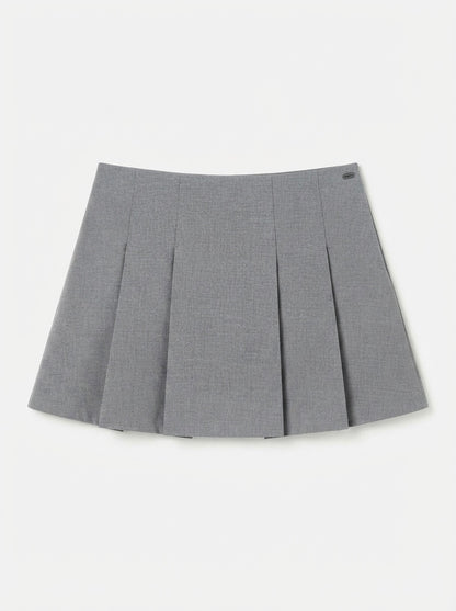 Pull&Bear plisirana mini suknja | M
