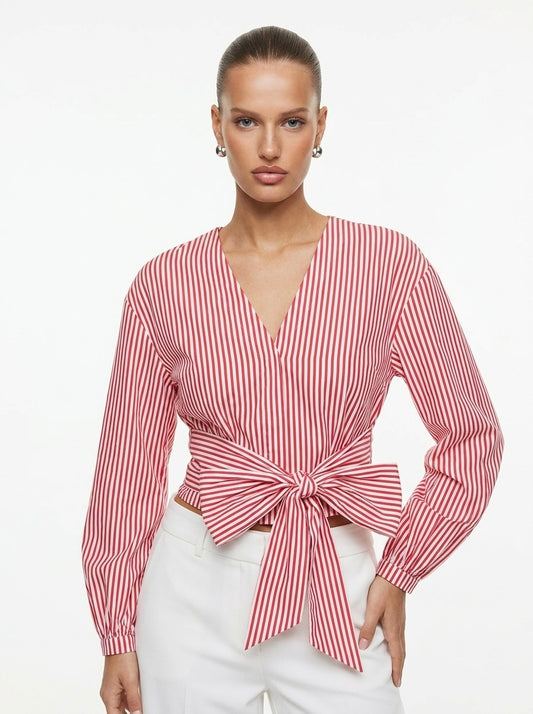 H&M prugasta bluza | M