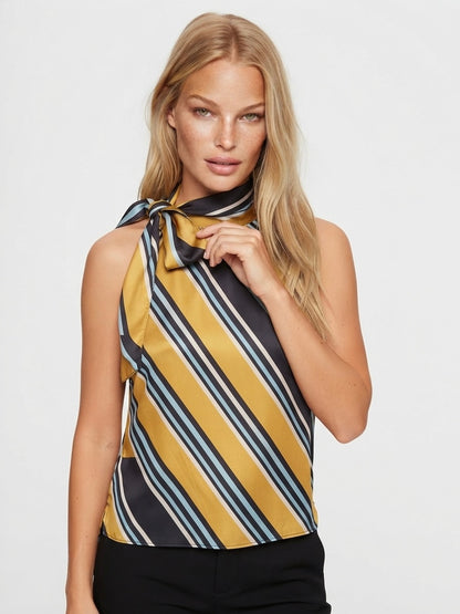 Zara bluza s vezanjem oko vrata | M