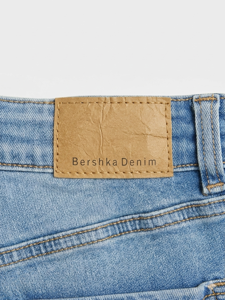 Bershka traperice s prorezom na dnu | M