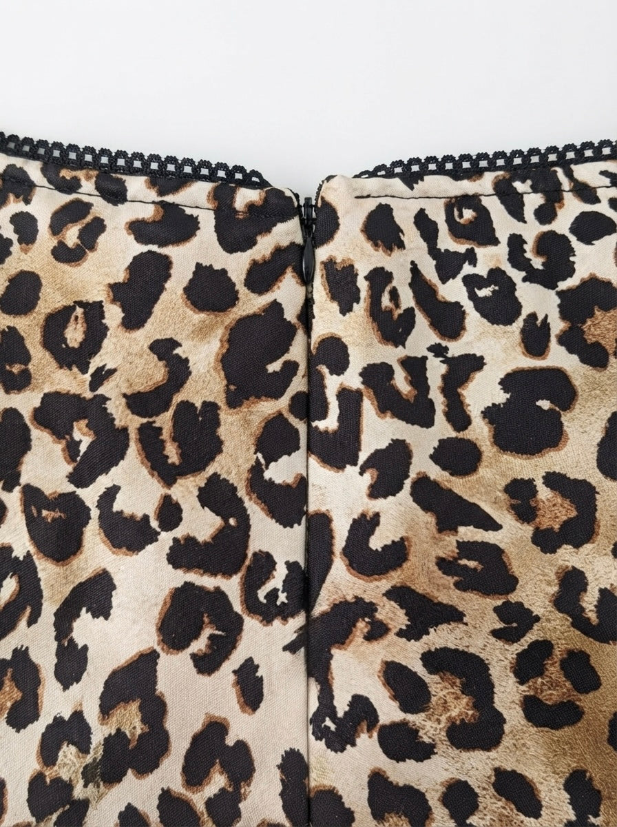 Bershka leopard suknja | M