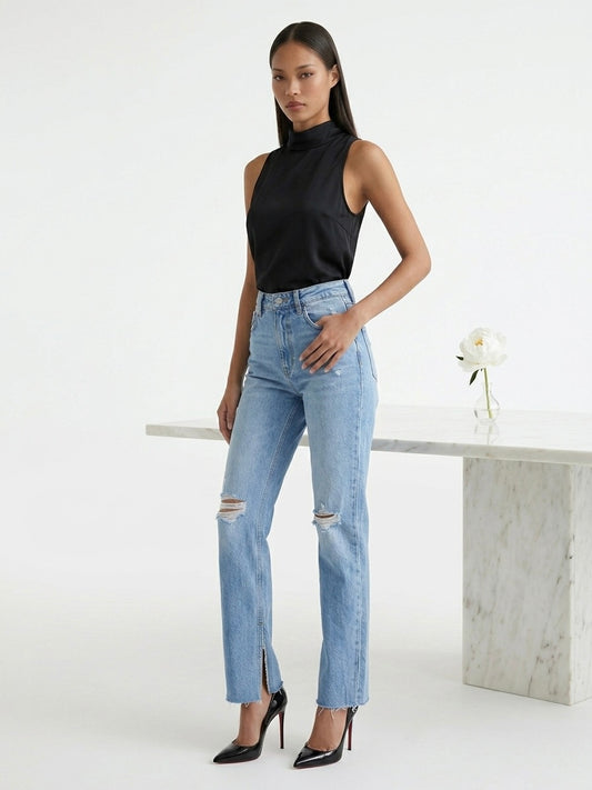 Zara traperice s prorezom | M