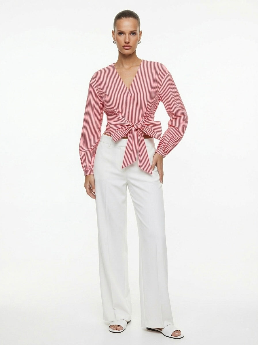 H&M prugasta bluza | M