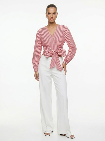H&M prugasta bluza | M