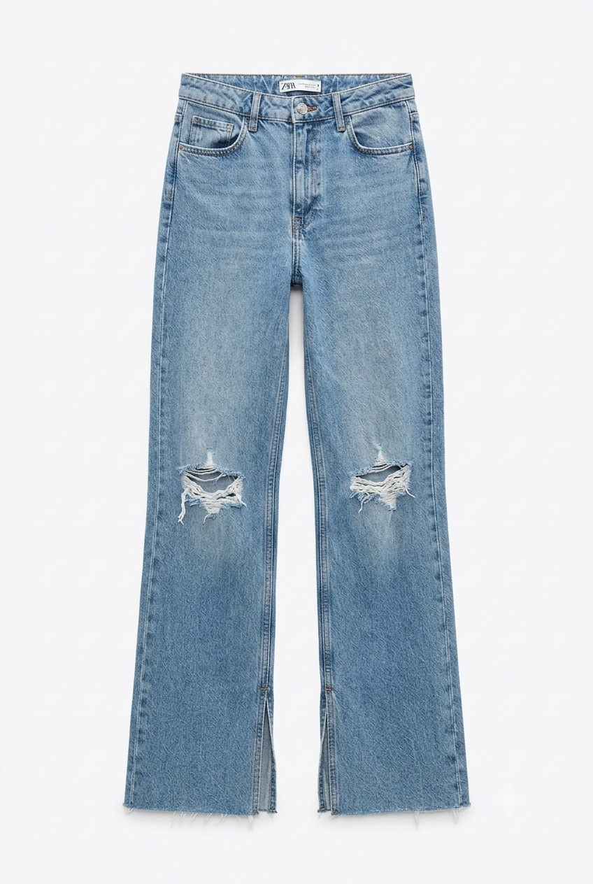 Zara traperice s prorezom | M