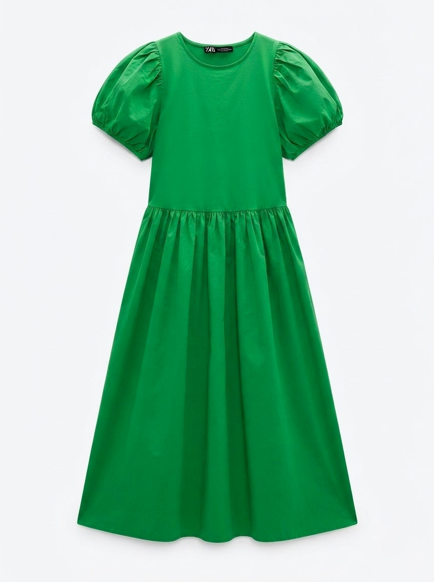 Zara haljina s puf rukavima | M
