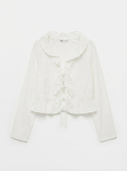 Bershka pamučna bluza | L