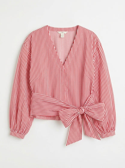 H&M prugasta bluza | M