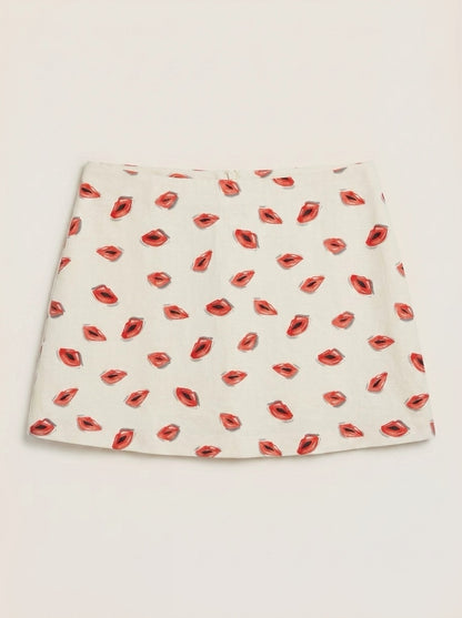 Zara mini suknja s uzorkom kiss | L